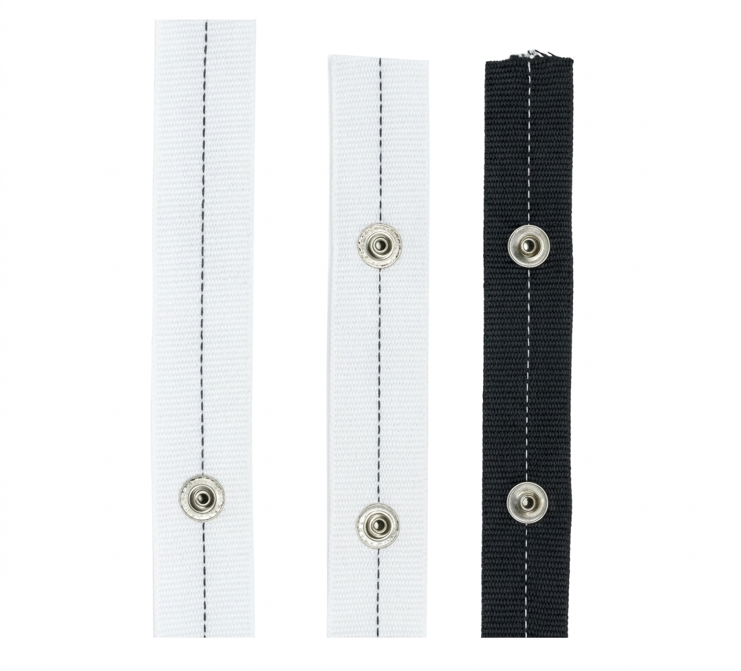 Cinta con broches ripplefold